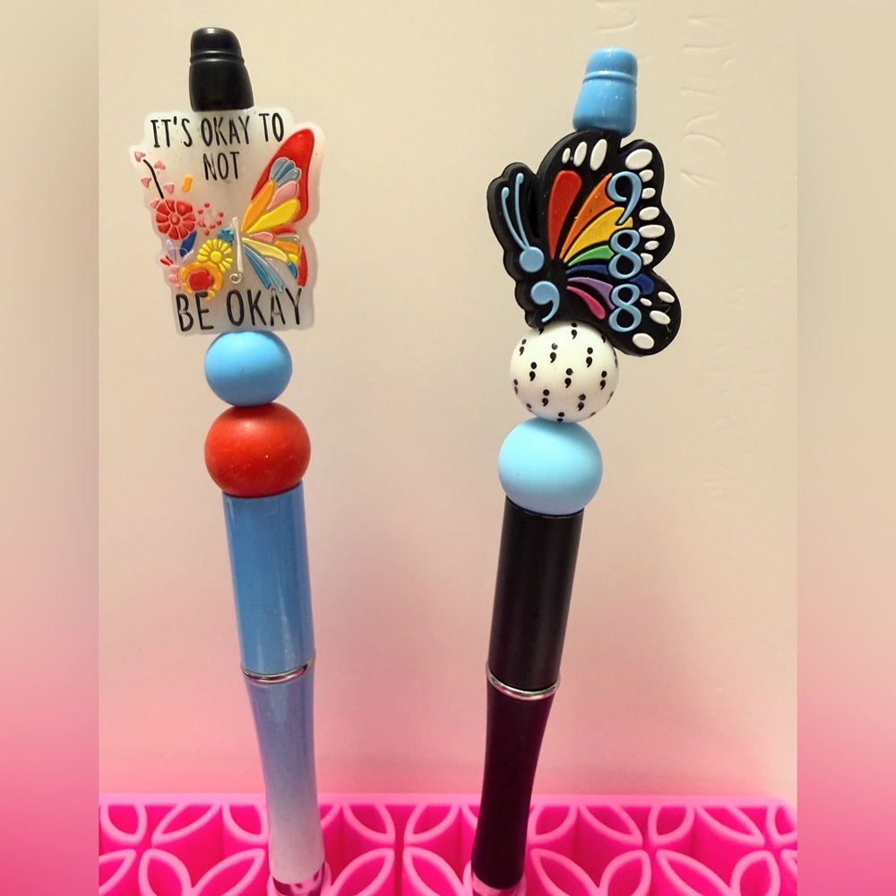 New Beaded Pens